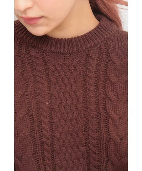 ＊＊N.Natural Beauty Basic / エヌ ナチュラルビューティーベーシック ニット・セーター | ケーブルマトンスリーブニット | 詳細25