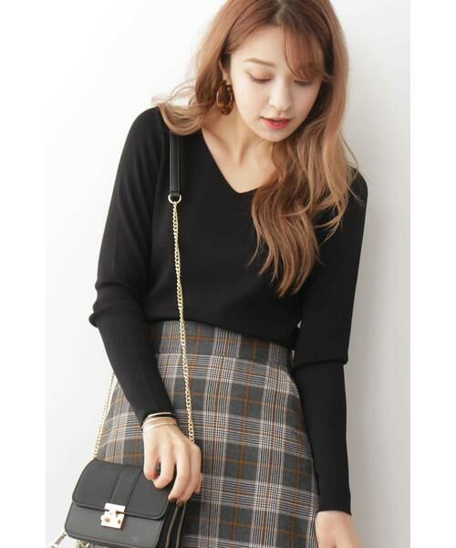 ＊＊N.Natural Beauty Basic / エヌ ナチュラルビューティーベーシック ニット・セーター | 総針ニット（ブラック）