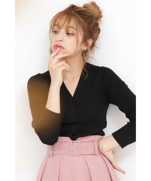 ＊＊N.Natural Beauty Basic / エヌ ナチュラルビューティーベーシック カーディガン・ボレロ | ウールカシミヤベーシックニットカーディガン（ブラック）