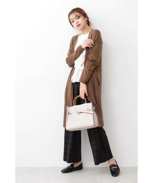 ＊＊N.Natural Beauty Basic / エヌ ナチュラルビューティーベーシック トートバッグ | ヒネリバックルバンブーハンドルトートバッグ | 詳細2