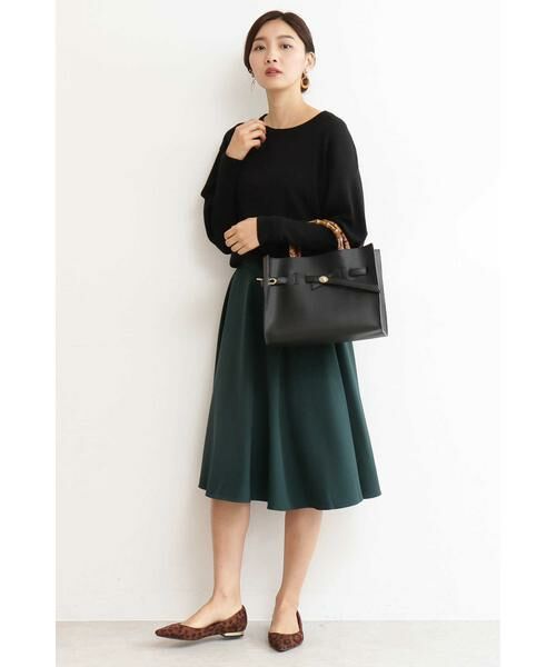 ＊＊N.Natural Beauty Basic / エヌ ナチュラルビューティーベーシック トートバッグ | ヒネリバックルバンブーハンドルトートバッグ | 詳細4