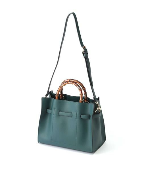 ＊＊N.Natural Beauty Basic / エヌ ナチュラルビューティーベーシック トートバッグ | ヒネリバックルバンブーハンドルトートバッグ | 詳細5