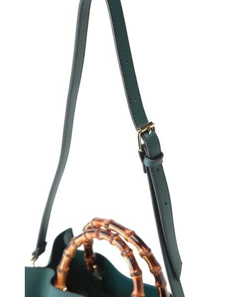 ＊＊N.Natural Beauty Basic / エヌ ナチュラルビューティーベーシック トートバッグ | ヒネリバックルバンブーハンドルトートバッグ | 詳細15