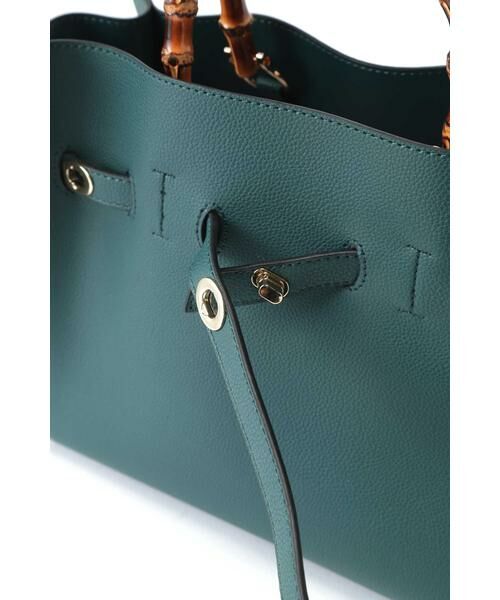 ＊＊N.Natural Beauty Basic / エヌ ナチュラルビューティーベーシック トートバッグ | ヒネリバックルバンブーハンドルトートバッグ | 詳細8