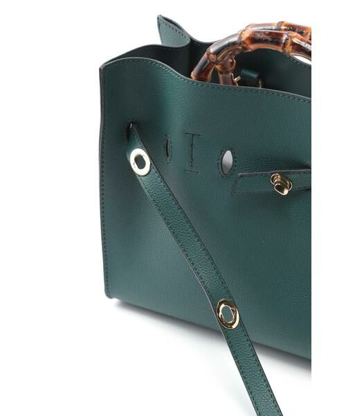 ＊＊N.Natural Beauty Basic / エヌ ナチュラルビューティーベーシック トートバッグ | ヒネリバックルバンブーハンドルトートバッグ | 詳細9