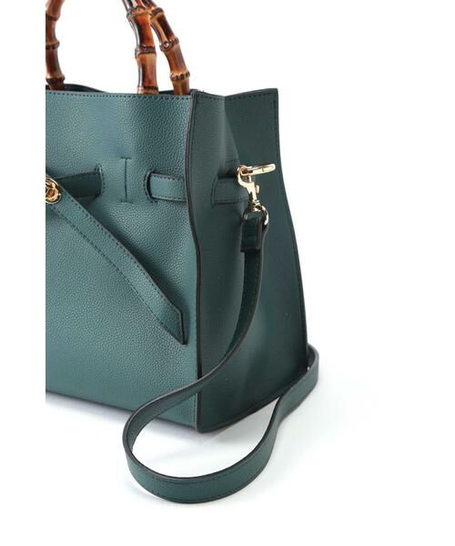 ＊＊N.Natural Beauty Basic / エヌ ナチュラルビューティーベーシック トートバッグ | ヒネリバックルバンブーハンドルトートバッグ | 詳細10