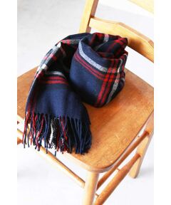 ウールチェックストール