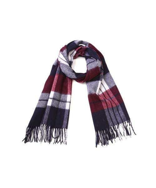 ＊＊N.Natural Beauty Basic / エヌ ナチュラルビューティーベーシック マフラー・ショール・スヌード・ストール | ウールチェックストール | 詳細1