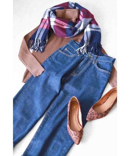 ＊＊N.Natural Beauty Basic / エヌ ナチュラルビューティーベーシック マフラー・ショール・スヌード・ストール | ウールチェックストール | 詳細3