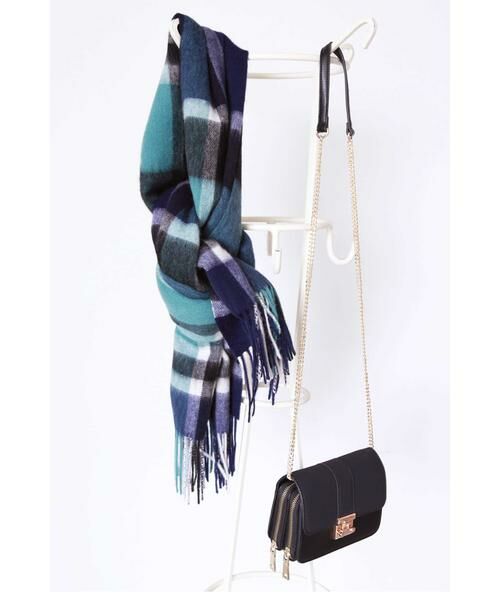 ＊＊N.Natural Beauty Basic / エヌ ナチュラルビューティーベーシック マフラー・ショール・スヌード・ストール | ウールチェックストール | 詳細9