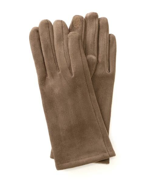 ＊＊N.Natural Beauty Basic / エヌ ナチュラルビューティーベーシック 服飾小物 | スウェードタッチグローブ（グレージュ1）