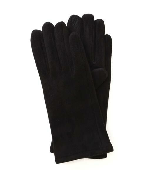 ＊＊N.Natural Beauty Basic / エヌ ナチュラルビューティーベーシック 服飾小物 | スウェードタッチグローブ（ブラック）