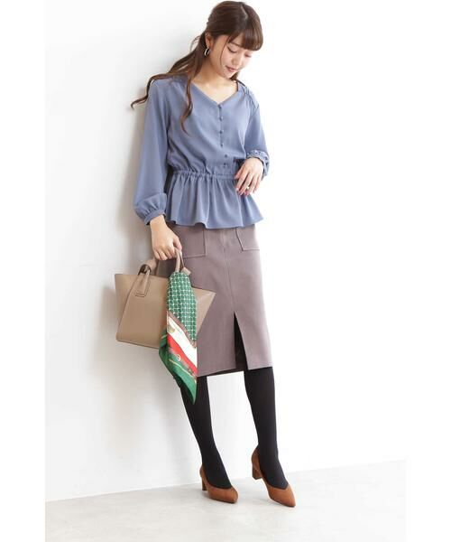 ＊＊N.Natural Beauty Basic / エヌ ナチュラルビューティーベーシック シャツ・ブラウス | ベースネックブラウス | 詳細3