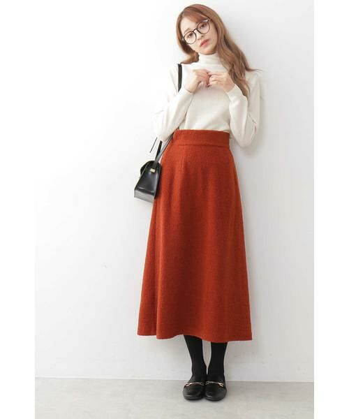 ＊＊N.Natural Beauty Basic / エヌ ナチュラルビューティーベーシック スカート | ブークレーマキシスカート | 詳細3