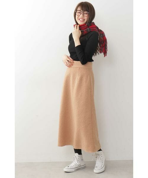 ＊＊N.Natural Beauty Basic / エヌ ナチュラルビューティーベーシック スカート | ブークレーマキシスカート | 詳細20