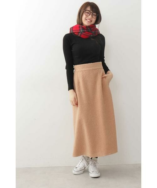 ＊＊N.Natural Beauty Basic / エヌ ナチュラルビューティーベーシック スカート | ブークレーマキシスカート | 詳細21