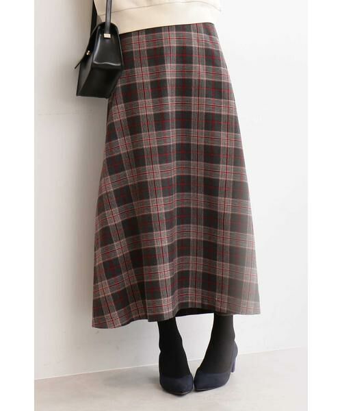 セール カラーチェックロングスカート スカート N Natural Beauty Basic エヌ ナチュラルビューティーベーシック ファッション通販 タカシマヤファッションスクエア
