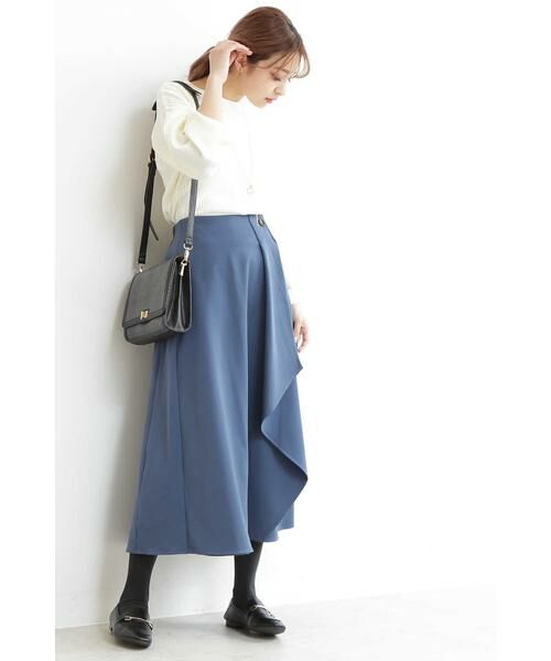 ＊＊N.Natural Beauty Basic / エヌ ナチュラルビューティーベーシック スカート | ラップフリルミモレスカート | 詳細5