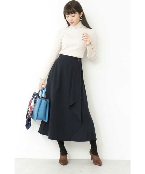 ＊＊N.Natural Beauty Basic / エヌ ナチュラルビューティーベーシック スカート | ラップフリルミモレスカート | 詳細10