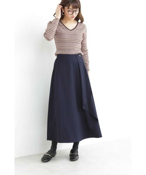 ＊＊N.Natural Beauty Basic / エヌ ナチュラルビューティーベーシック スカート | ラップフリルミモレスカート | 詳細11