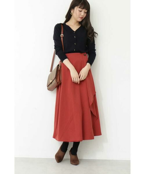 ＊＊N.Natural Beauty Basic / エヌ ナチュラルビューティーベーシック スカート | ラップフリルミモレスカート | 詳細15