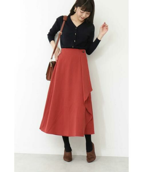 ＊＊N.Natural Beauty Basic / エヌ ナチュラルビューティーベーシック スカート | ラップフリルミモレスカート | 詳細16