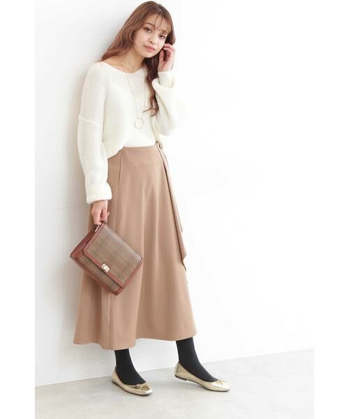 ＊＊N.Natural Beauty Basic / エヌ ナチュラルビューティーベーシック スカート | ラップフリルミモレスカート | 詳細21