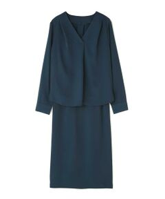 ダブルクロスセットアップワンピース