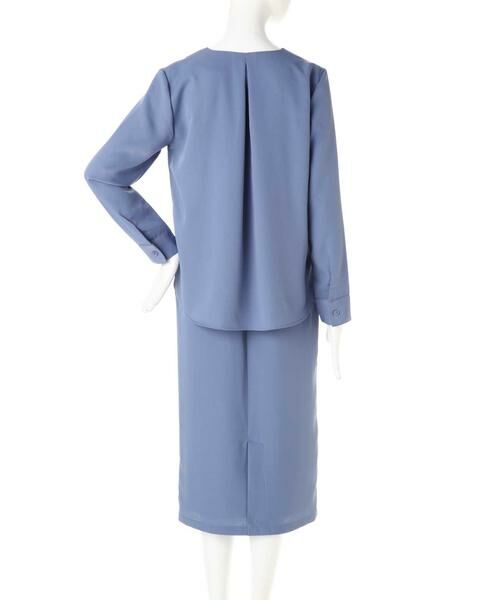 **N.Natural Beauty Basic / エヌ ナチュラルビューティーベーシック ワンピース | ダブルクロスセットアップワンピース | 詳細2