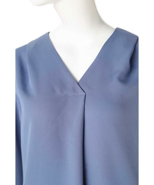 **N.Natural Beauty Basic / エヌ ナチュラルビューティーベーシック ワンピース | ダブルクロスセットアップワンピース | 詳細4