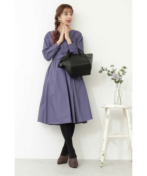 ＊＊N.Natural Beauty Basic / エヌ ナチュラルビューティーベーシック ワンピース | タイプライターカシュクールワンピース | 詳細4