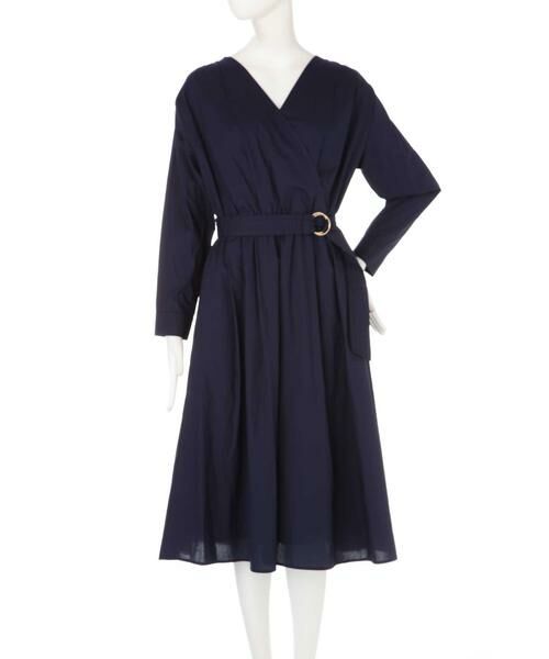 ＊＊N.Natural Beauty Basic / エヌ ナチュラルビューティーベーシック ワンピース | タイプライターカシュクールワンピース | 詳細19