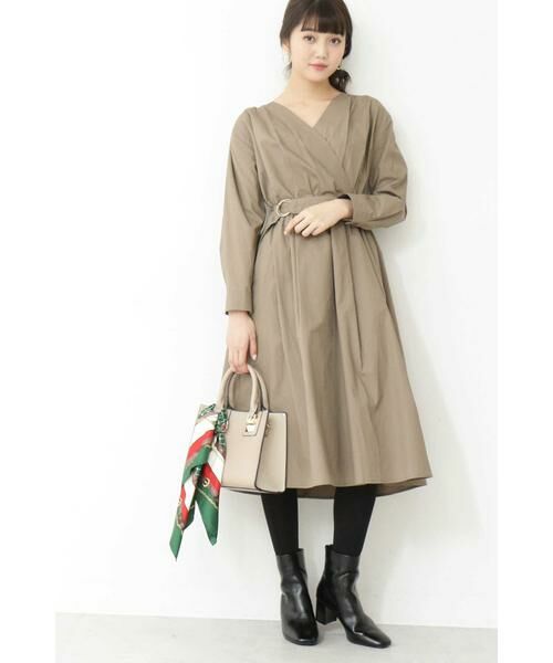 ＊＊N.Natural Beauty Basic / エヌ ナチュラルビューティーベーシック ワンピース | タイプライターカシュクールワンピース | 詳細22