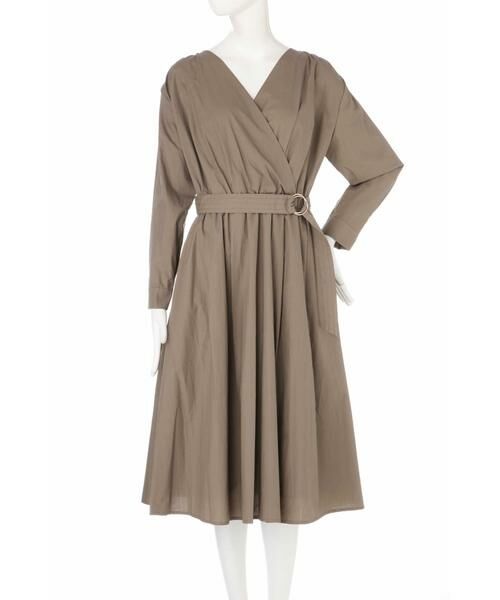 ＊＊N.Natural Beauty Basic / エヌ ナチュラルビューティーベーシック ワンピース | タイプライターカシュクールワンピース | 詳細25