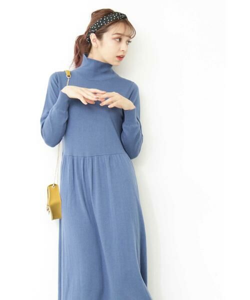 ＊＊N.Natural Beauty Basic / エヌ ナチュラルビューティーベーシック ワンピース | ハイネックニットマキシワンピース | 詳細5