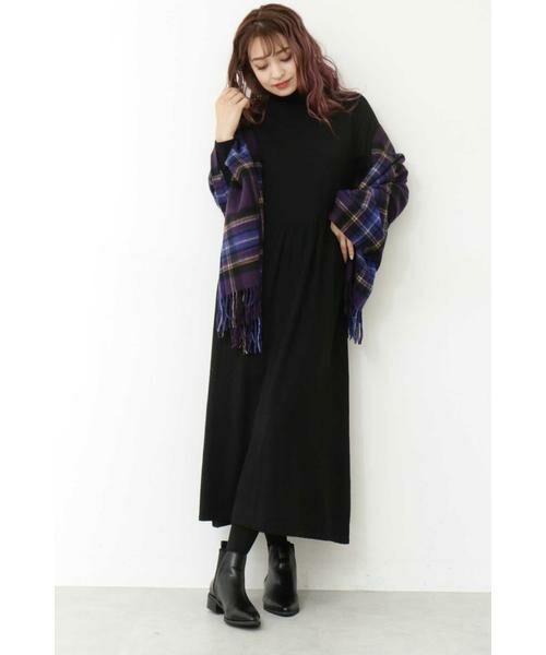 ＊＊N.Natural Beauty Basic / エヌ ナチュラルビューティーベーシック ワンピース | ハイネックニットマキシワンピース | 詳細16