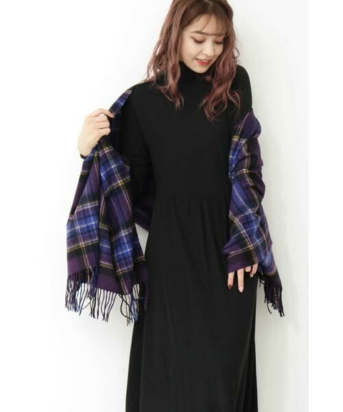 ＊＊N.Natural Beauty Basic / エヌ ナチュラルビューティーベーシック ワンピース | ハイネックニットマキシワンピース | 詳細18