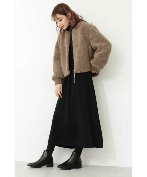 ＊＊N.Natural Beauty Basic / エヌ ナチュラルビューティーベーシック ワンピース | ハイネックニットマキシワンピース | 詳細19