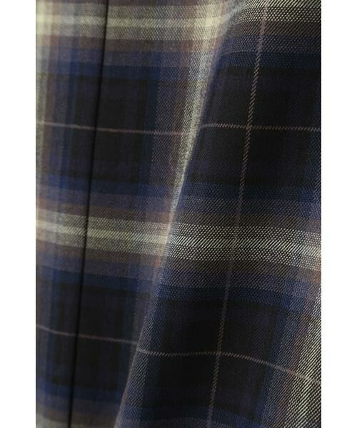 ＊＊N.Natural Beauty Basic / エヌ ナチュラルビューティーベーシック ワンピース | チェック裏起毛ワンピース | 詳細14