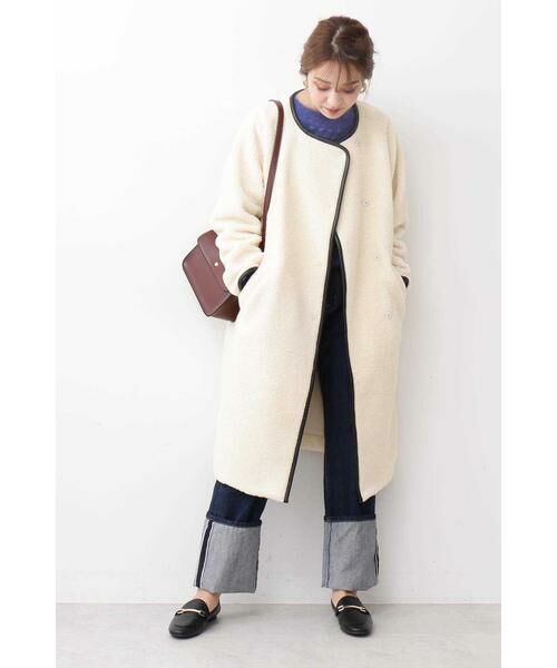 ＊＊N.Natural Beauty Basic / エヌ ナチュラルビューティーベーシック アウター | ボアコート | 詳細2