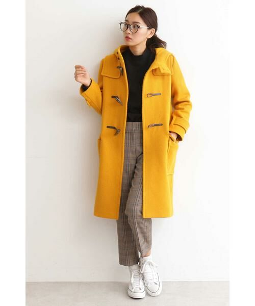 NATURAL BEAUTY BASIC ダッフルコート M 青 セール】 ダッフルコート （アウター）｜＊＊N.Natural Beauty