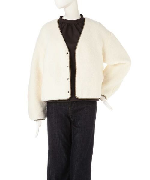 ＊＊N.Natural Beauty Basic / エヌ ナチュラルビューティーベーシック ブルゾン | リバーシブルボアブルゾン | 詳細13