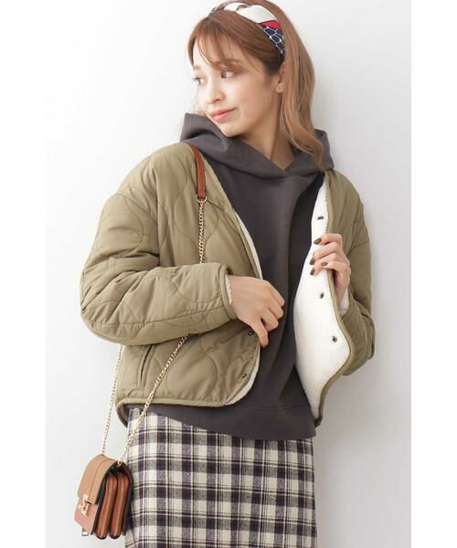 ＊＊N.Natural Beauty Basic / エヌ ナチュラルビューティーベーシック ブルゾン | リバーシブルボアブルゾン | 詳細21