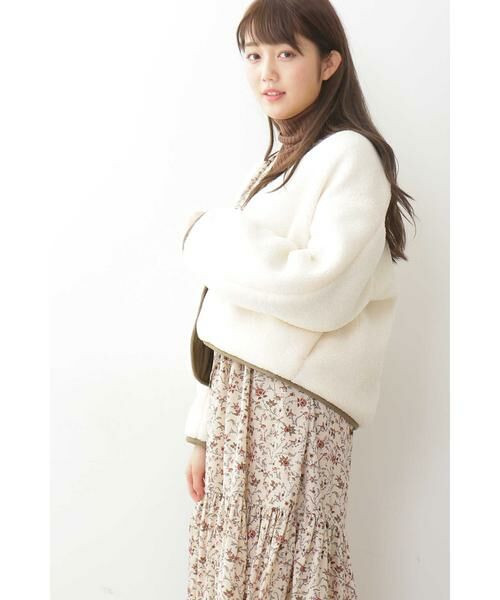 ＊＊N.Natural Beauty Basic / エヌ ナチュラルビューティーベーシック ブルゾン | リバーシブルボアブルゾン | 詳細6