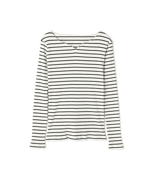 ＊＊N.Natural Beauty Basic / エヌ ナチュラルビューティーベーシック カットソー | キーネックテレコカットソー | 詳細1