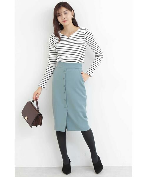 ＊＊N.Natural Beauty Basic / エヌ ナチュラルビューティーベーシック カットソー | キーネックテレコカットソー | 詳細2