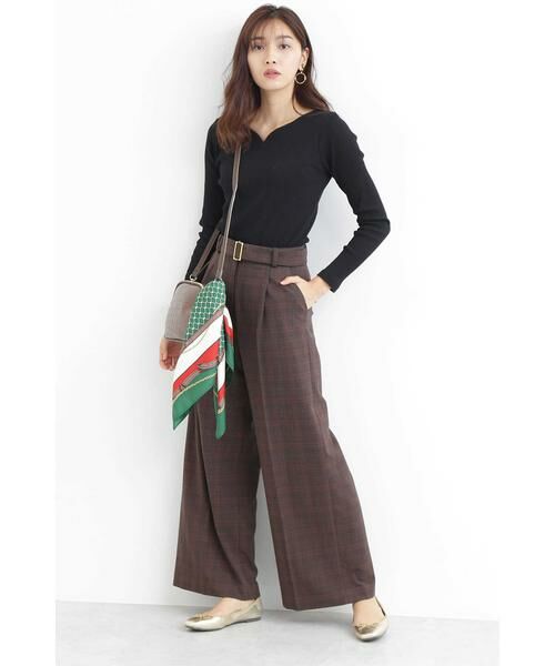 ＊＊N.Natural Beauty Basic / エヌ ナチュラルビューティーベーシック カットソー | キーネックテレコカットソー | 詳細19