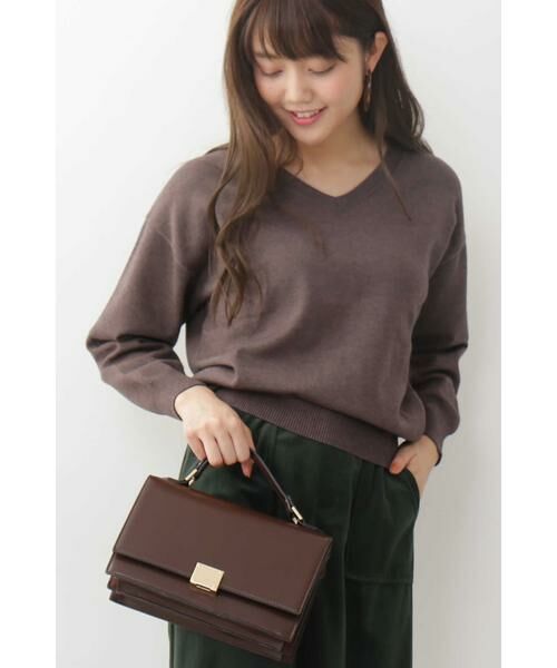 ＊＊N.Natural Beauty Basic / エヌ ナチュラルビューティーベーシック ニット・セーター | ウォームハイゲージニット（グレー）