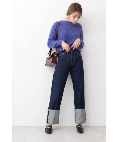 ＊＊N.Natural Beauty Basic / エヌ ナチュラルビューティーベーシック ニット・セーター | アンゴラナイロンニット | 詳細4