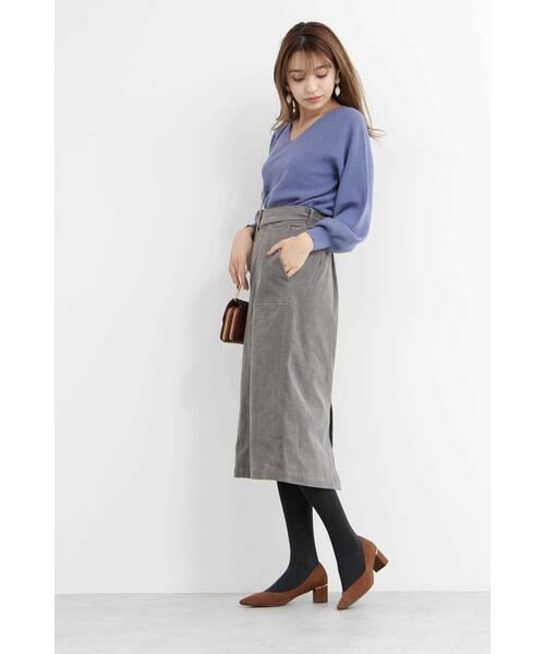 ＊＊N.Natural Beauty Basic / エヌ ナチュラルビューティーベーシック ニット・セーター | ウールベーシックⅡVネックニット | 詳細4